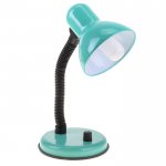 Лампа настольная Е27, светорегулятор (220В) зеленая (203А)