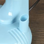 Лампа настольная Е27, "Капелька" с подставкой для ручек,(220В) голубая (304В)