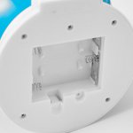 Ночник-проектор "Звёздное небо", вращение, (4ААА или USB) голубой 12*10 см