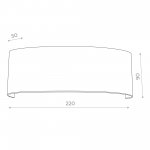 Светильник уличный настенный St luce SL089.501.08 BISELLO