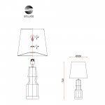 Светильник  с лампой накаливания St luce SL1005.704.01 SAYA