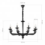 Люстра подвесная St luce SL1114.403.08 FORTEZA