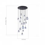 Люстра подвесная St luce SL1188.403.16 IDESIA