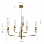 Светильник  с лампой накаливания St luce SL1244.303.06 MEDEA