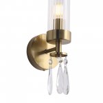 SL1400.301.01 Светильник настенный ST-Luce Латунь/Прозрачный E14*1 40W ILLUMIA