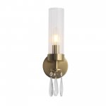 SL1400.301.01 Светильник настенный ST-Luce Латунь/Прозрачный E14*1 40W ILLUMIA