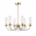 SL1400.303.06 Люстра подвесная ST-Luce Латунь/Латунь, Прозрачный E14 6*40W ILLUMIA