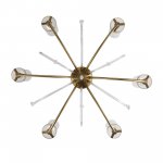 SL1400.303.06 Люстра подвесная ST-Luce Латунь/Латунь, Прозрачный E14 6*40W ILLUMIA