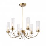 SL1400.303.06 Люстра подвесная ST-Luce Латунь/Латунь, Прозрачный E14 6*40W ILLUMIA
