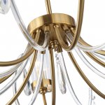 SL1400.303.06 Люстра подвесная ST-Luce Латунь/Латунь, Прозрачный E14 6*40W ILLUMIA