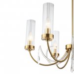 SL1400.303.06 Люстра подвесная ST-Luce Латунь/Латунь, Прозрачный E14 6*40W ILLUMIA