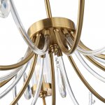 SL1400.303.08 Люстра подвесная ST-Luce Латунь/Латунь, Прозрачный E14 8*40W ILLUMIA