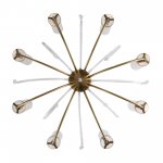 SL1400.303.08 Люстра подвесная ST-Luce Латунь/Латунь, Прозрачный E14 8*40W ILLUMIA