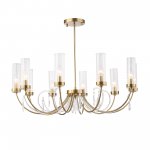 SL1400.303.10 Люстра подвесная ST-Luce Латунь/Латунь, Прозрачный E14 10*40W ILLUMIA