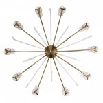 SL1400.303.10 Люстра подвесная ST-Luce Латунь/Латунь, Прозрачный E14 10*40W ILLUMIA