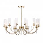 SL1400.303.10 Люстра подвесная ST-Luce Латунь/Латунь, Прозрачный E14 10*40W ILLUMIA