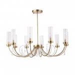 SL1400.303.10 Люстра подвесная ST-Luce Латунь/Латунь, Прозрачный E14 10*40W ILLUMIA