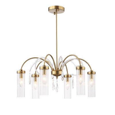 SL1401.303.06 Люстра подвесная ST-Luce Латунь/Латунь, Прозрачный E14 6*40W Luminera