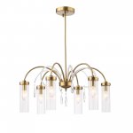 SL1401.303.06 Люстра подвесная ST-Luce Латунь/Латунь, Прозрачный E14 6*40W Luminera