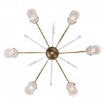 SL1401.303.06 Люстра подвесная ST-Luce Латунь/Латунь, Прозрачный E14 6*40W Luminera