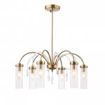 SL1401.303.06 Люстра подвесная ST-Luce Латунь/Латунь, Прозрачный E14 6*40W Luminera