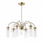 SL1401.303.06 Люстра подвесная ST-Luce Латунь/Латунь, Прозрачный E14 6*40W Luminera