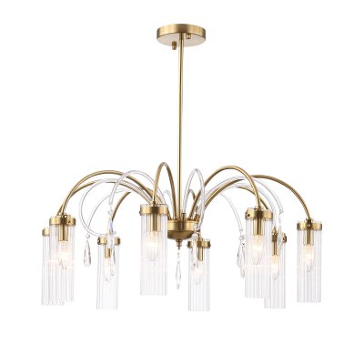 SL1401.303.08 Люстра подвесная ST-Luce Латунь/Латунь, Прозрачный E14 8*40W Luminera