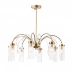 SL1401.303.08 Люстра подвесная ST-Luce Латунь/Латунь, Прозрачный E14 8*40W Luminera
