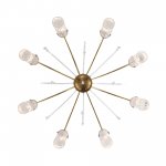 SL1401.303.08 Люстра подвесная ST-Luce Латунь/Латунь, Прозрачный E14 8*40W Luminera