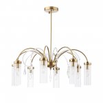 SL1401.303.08 Люстра подвесная ST-Luce Латунь/Латунь, Прозрачный E14 8*40W Luminera