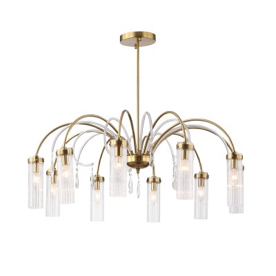 SL1401.303.10 Люстра подвесная ST-Luce Латунь/Латунь, Прозрачный E14 10*40W Luminera