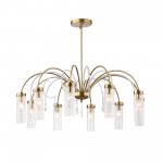 SL1401.303.10 Люстра подвесная ST-Luce Латунь/Латунь, Прозрачный E14 10*40W Luminera
