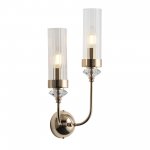 SL1402.201.02 Светильник настенный ST-Luce Латунь/Прозрачный E14*2 40W Elegra