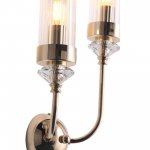 SL1402.201.02 Светильник настенный ST-Luce Латунь/Прозрачный E14*2 40W Elegra