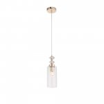 SL1402.203.01 Светильник подвесной ST-Luce Латунь/Латунь, Прозрачный E14*1 40W Elegra