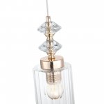 SL1402.203.01 Светильник подвесной ST-Luce Латунь/Латунь, Прозрачный E14*1 40W Elegra