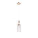 SL1402.203.01 Светильник подвесной ST-Luce Латунь/Латунь, Прозрачный E14*1 40W Elegra