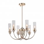 SL1402.203.06 Люстра подвесная ST-Luce Латунь/Прозрачный E14*6 40W Elegra