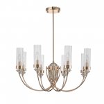 SL1402.203.08 Люстра подвесная ST-Luce Латунь/Прозрачный E14*8 40W Elegra