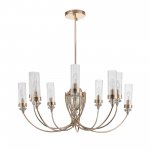 SL1402.203.10 Люстра подвесная ST-Luce Латунь/Прозрачный E14*10 40W Elegra