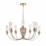 SL1402.203.10 Люстра подвесная ST-Luce Латунь/Прозрачный E14*10 40W Elegra