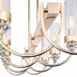 SL1402.223.08 Люстра подвесная ST-Luce Латунь/Прозрачный E14*8 40W Elegra