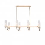 SL1402.223.08 Люстра подвесная ST-Luce Латунь/Прозрачный E14*8 40W Elegra