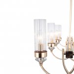 SL1402.223.08 Люстра подвесная ST-Luce Латунь/Прозрачный E14*8 40W Elegra