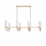 SL1402.223.08 Люстра подвесная ST-Luce Латунь/Прозрачный E14*8 40W Elegra