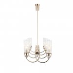 SL1402.223.08 Люстра подвесная ST-Luce Латунь/Прозрачный E14*8 40W Elegra