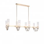 SL1402.223.08 Люстра подвесная ST-Luce Латунь/Прозрачный E14*8 40W Elegra