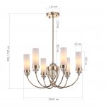 SL1402.253.06 Люстра подвесная ST-Luce Латунь/Латунь, Прозрачный E14*6 40W Elegra