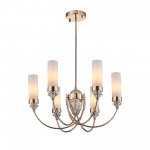 SL1402.253.06 Люстра подвесная ST-Luce Латунь/Латунь, Прозрачный E14*6 40W Elegra