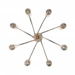 SL1402.253.08 Люстра подвесная ST-Luce Латунь/Прозрачный E14*8 40W Elegra